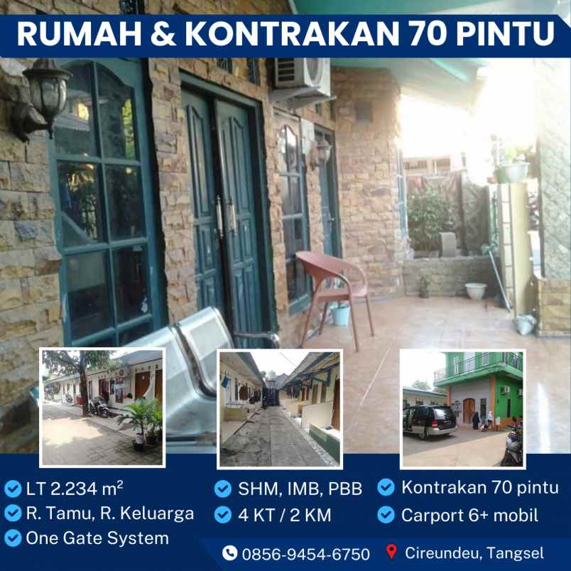 dijual kost cirendeu