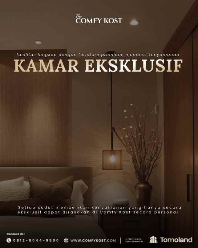 dijual kost jl simpang kyai h yusuf no