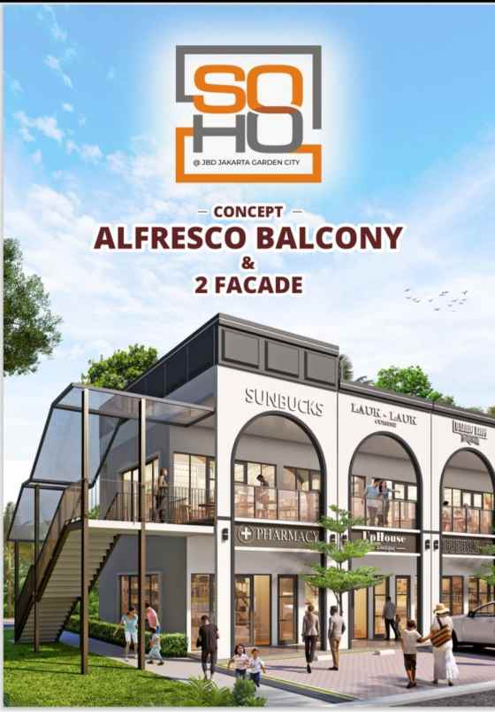 dijual ruko gudang kantor jakarta garden city