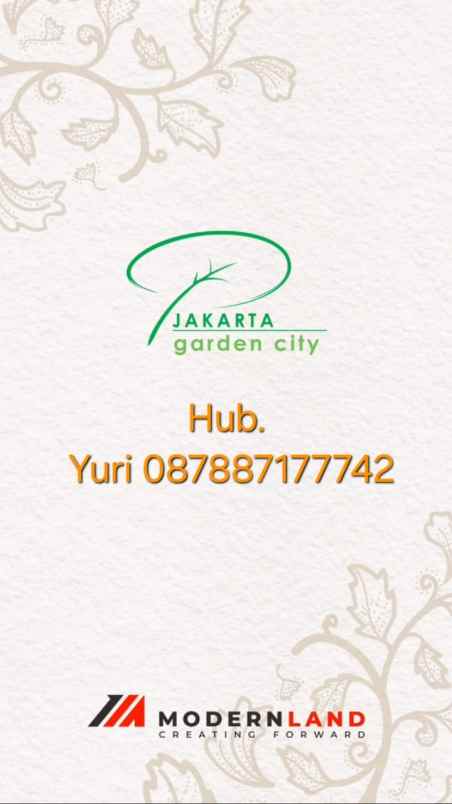 dijual ruko gudang kantor jakarta garden city
