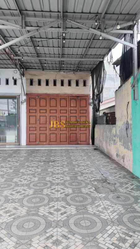 dijual ruko gudang kantor jalan h m joni depan ex giant