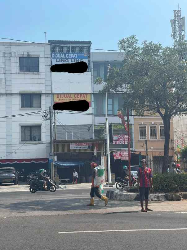 dijual ruko gudang kantor jalan mangga dua raya