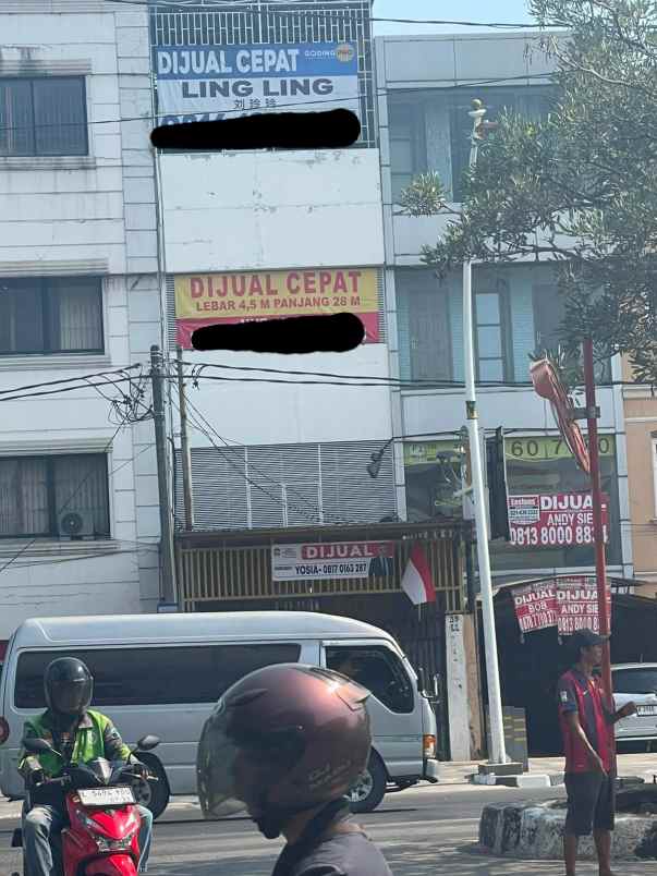 dijual ruko gudang kantor jalan mangga dua raya