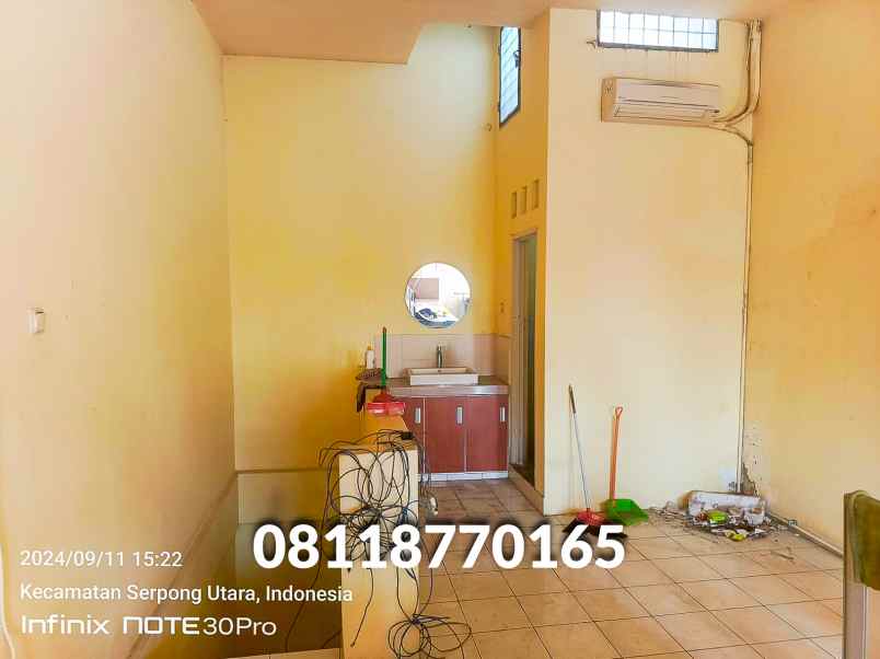 dijual ruko gudang kantor jalan raya serpong km 7