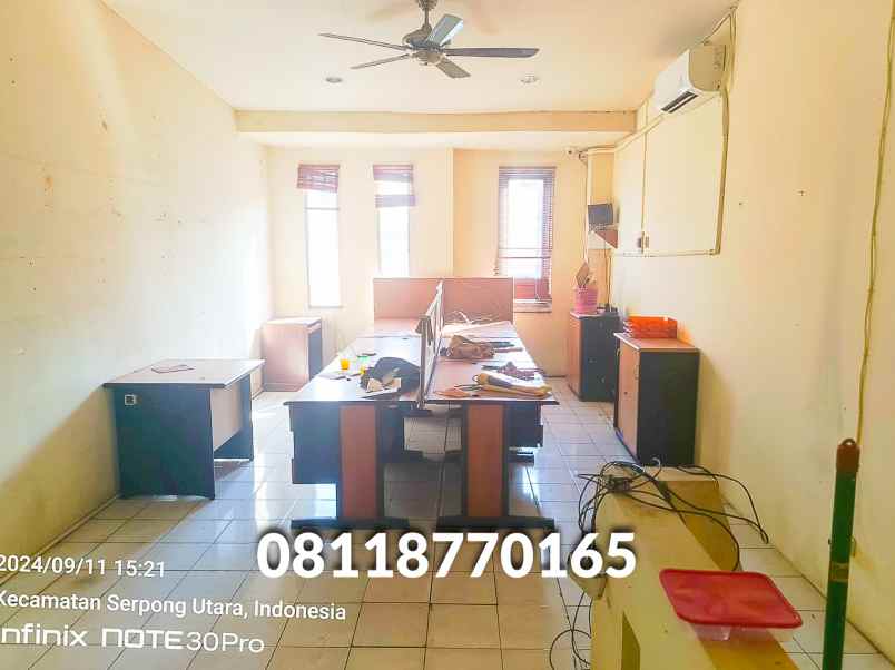 dijual ruko gudang kantor jalan raya serpong km 7