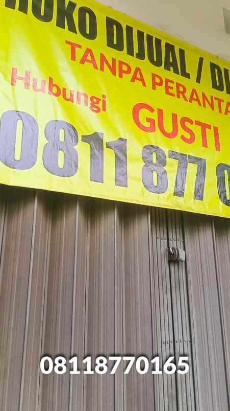 dijual ruko gudang kantor jalan raya serpong km 7