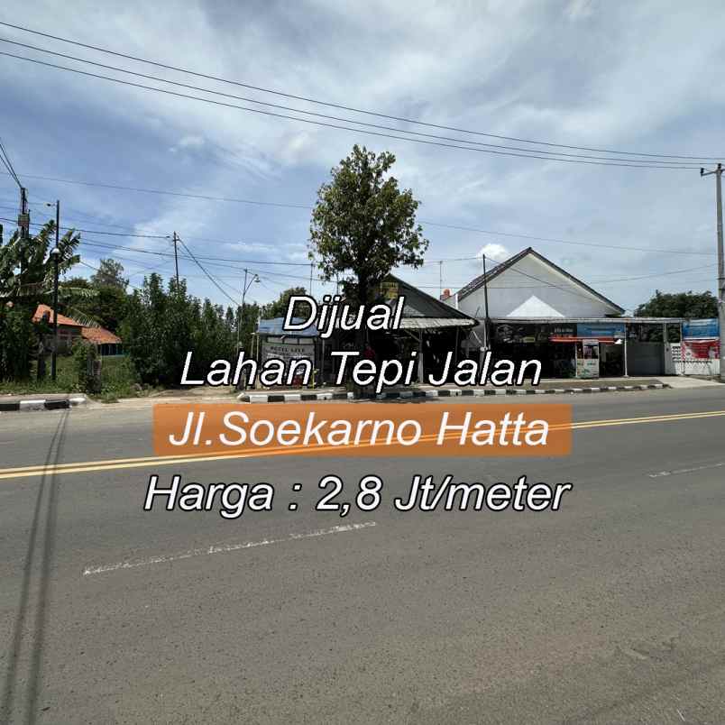 dijual ruko gudang kantor jl soekarno hatta di