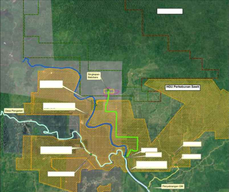 dijual ruko gudang kantor kec sangkulirang kutai