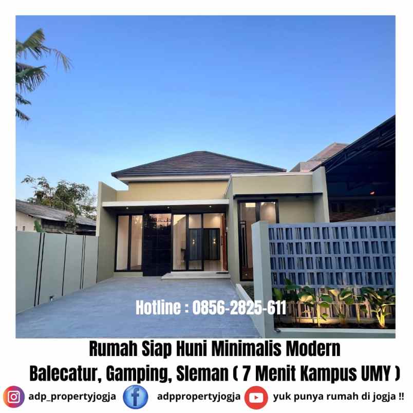 dijual rumah balecatur gamping sleman