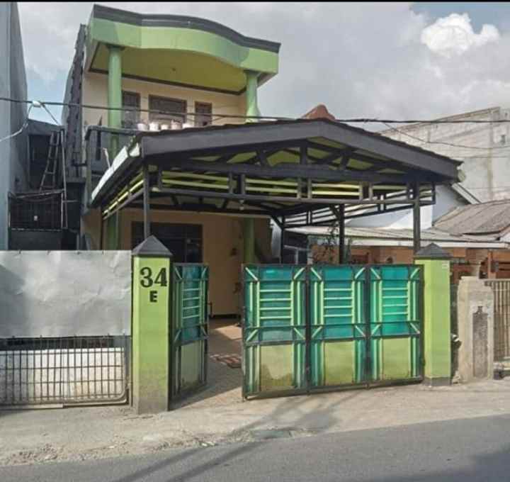 dijual rumah bambu larangan deket lotte