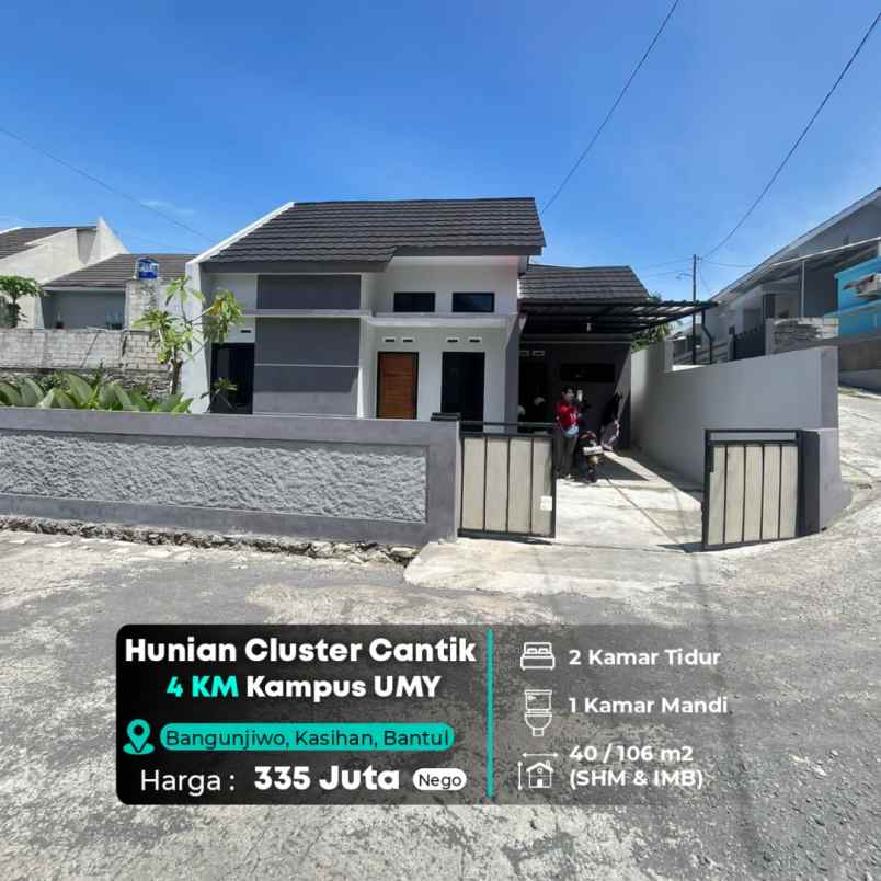 dijual rumah bangunjiwo