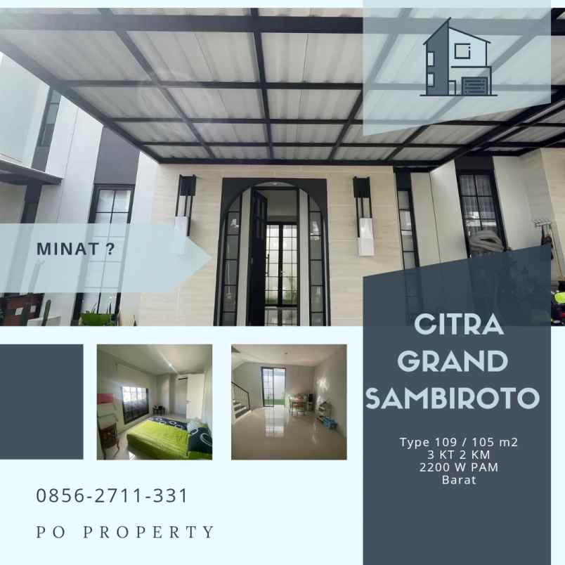 dijual rumah citra grand
