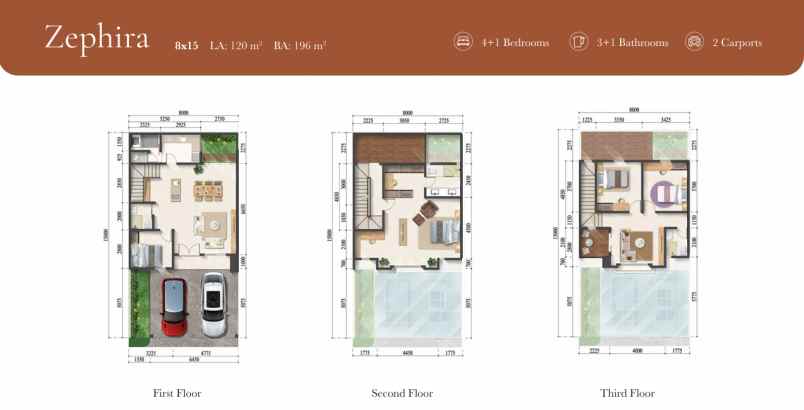 dijual rumah di malta residences tipe zephira