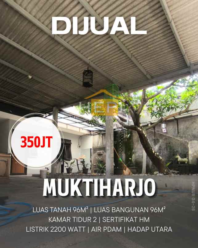 dijual rumah di muktiharjo indah pedurungan semarang