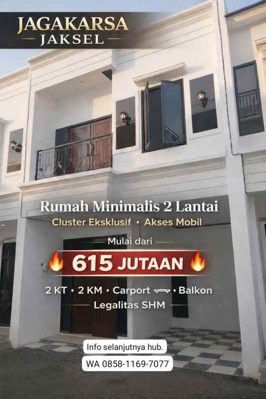 dijual rumah jagakarsa