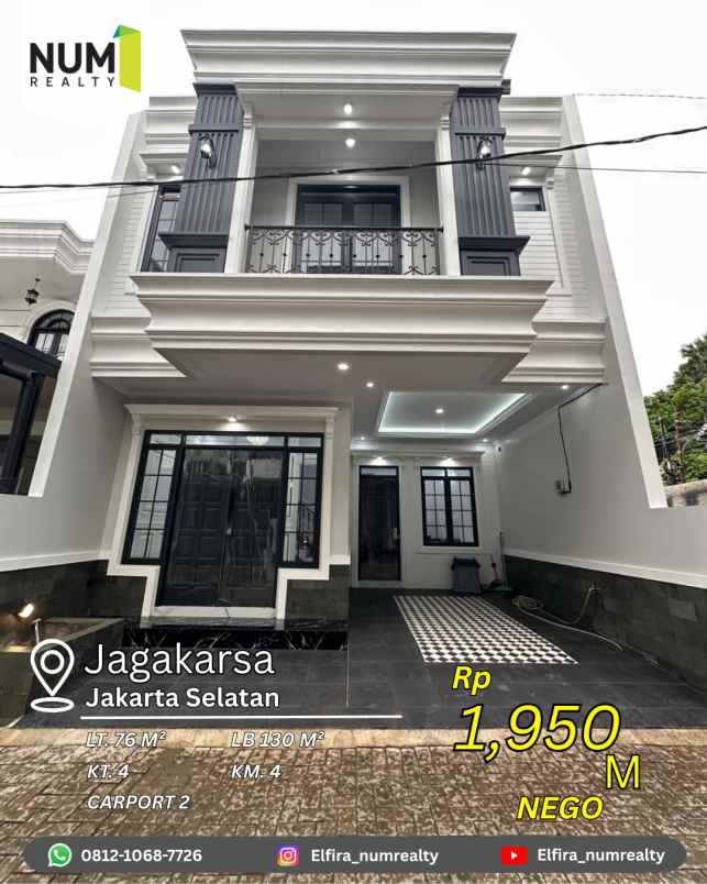 dijual rumah jagakarsa jakarta selatan