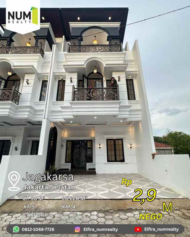 dijual rumah jagakarsa jakarta selatan