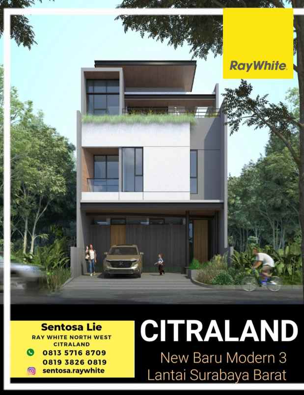 dijual rumah jalan crystal golf citraland