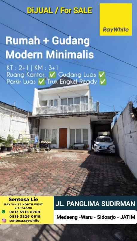 dijual rumah jalan panglima sudirman