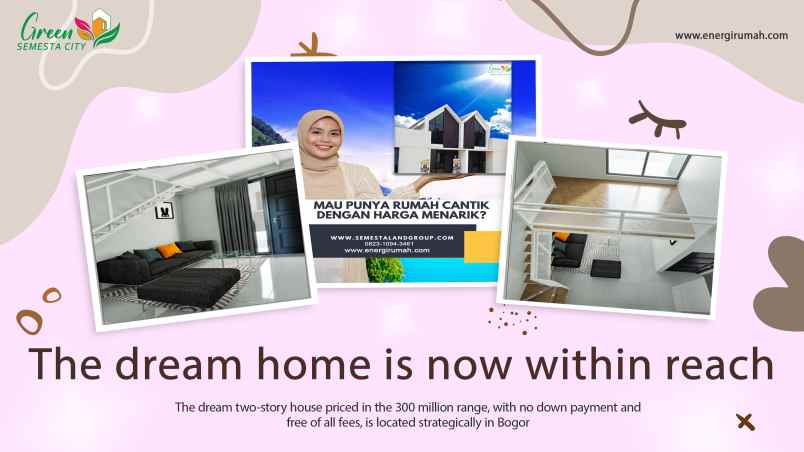 Rumah Impian Dalam Genggaman Tanpa Dp Harga 300 Jutaan Dilokasi Strategis