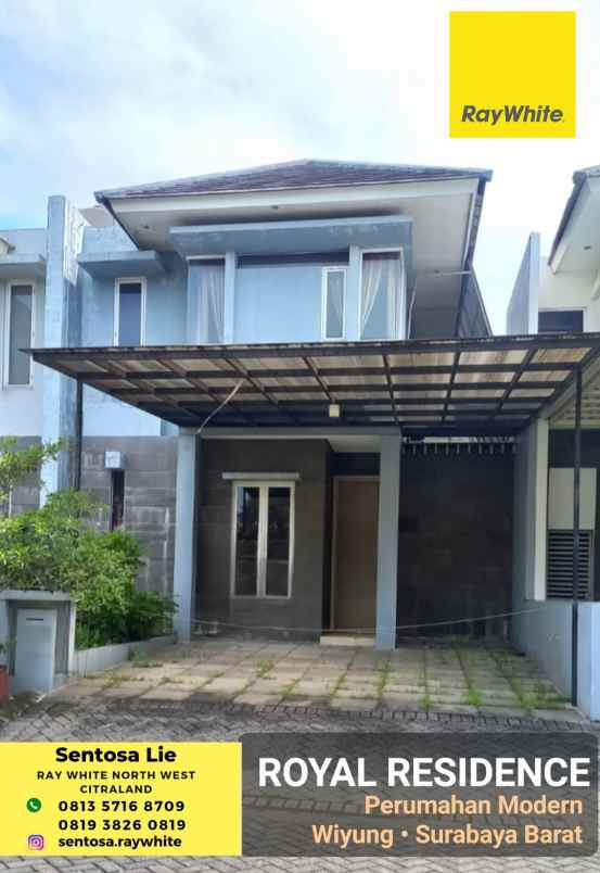 dijual rumah jalan royal residence