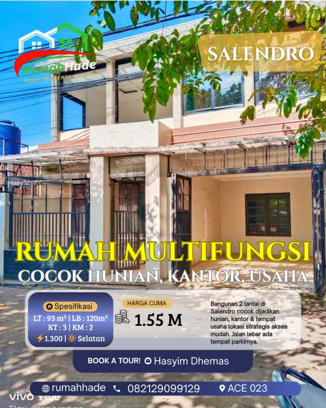 dijual rumah jalan salendro