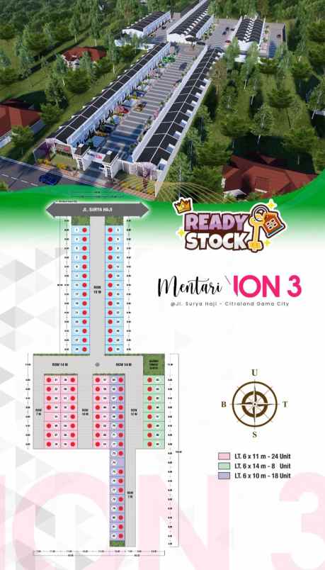 dijual rumah jalan surya haji citraland