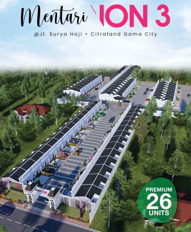 dijual rumah jalan surya haji citraland
