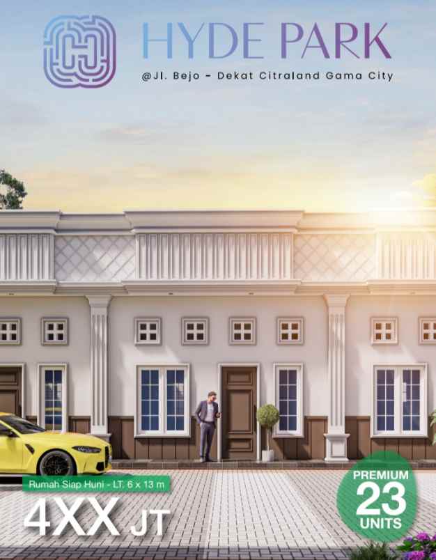 dijual rumah jl bejo citraland gama