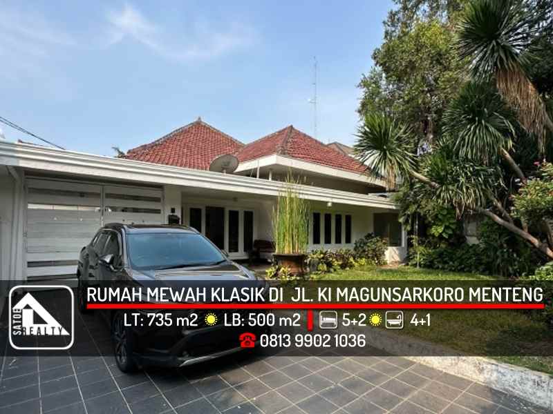 dijual rumah jl ki mangunsarkoro