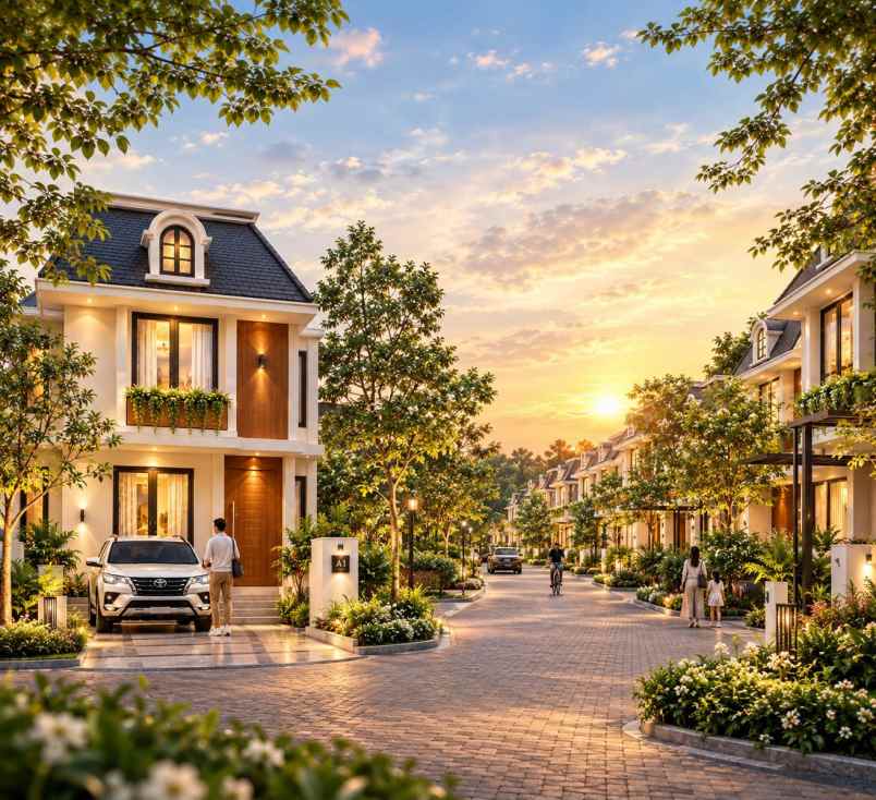 dijual rumah jl raya jelupang pondok jagung