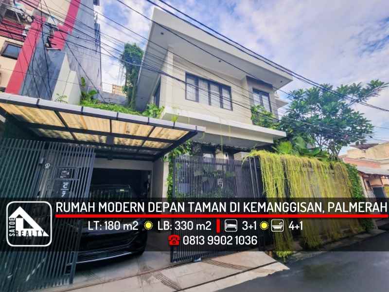 dijual rumah kemanggisan palmerah