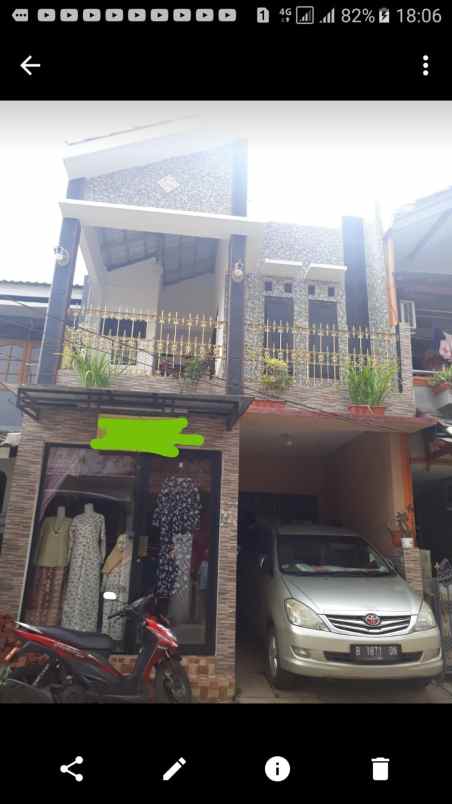dijual rumah kranggan permai pondok
