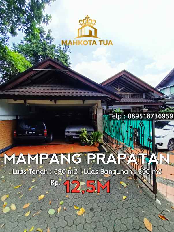 dijual rumah mampang prapatan