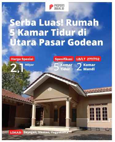 dijual rumah margoagung seyegan sleman