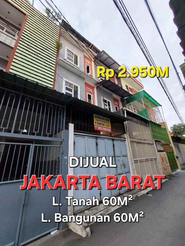 dijual rumah mewah 4 lantai jakarta barat