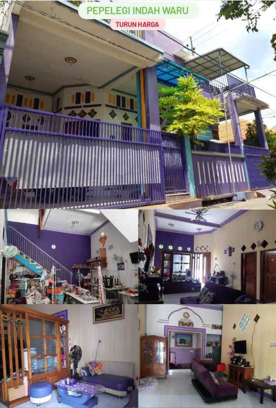 dijual rumah pepelegi indah waru