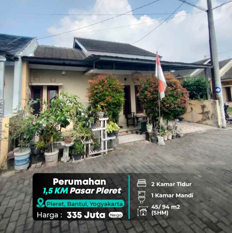 dijual rumah pleret