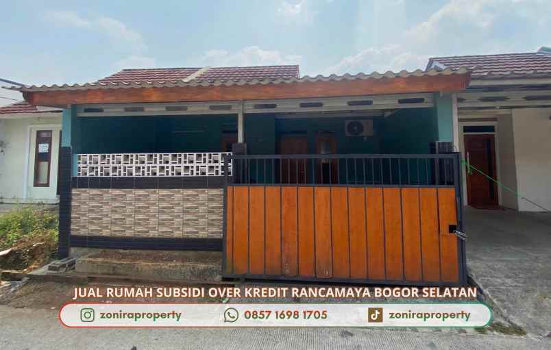 dijual rumah rancamaya bogor selatan