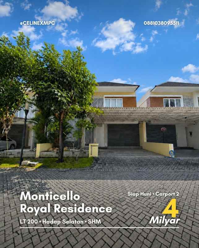 dijual rumah royal residence