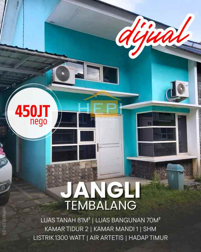 dijual rumah siap huni di jangli tembalang semarang