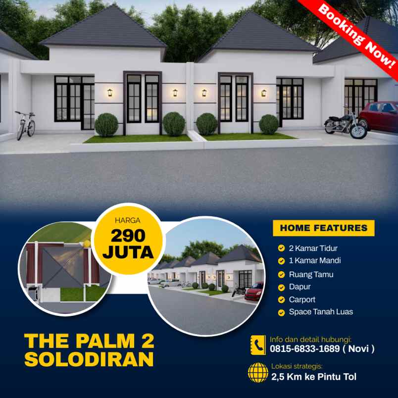 dijual rumah solodiran manisrenggo