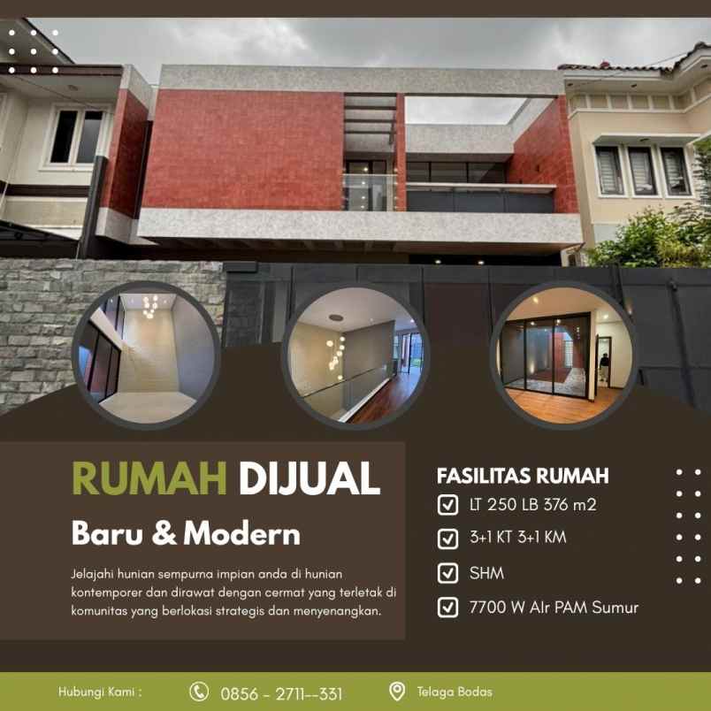 dijual rumah telaga bodas