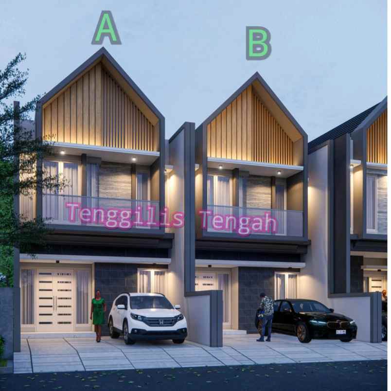 dijual rumah tenggilis tengah