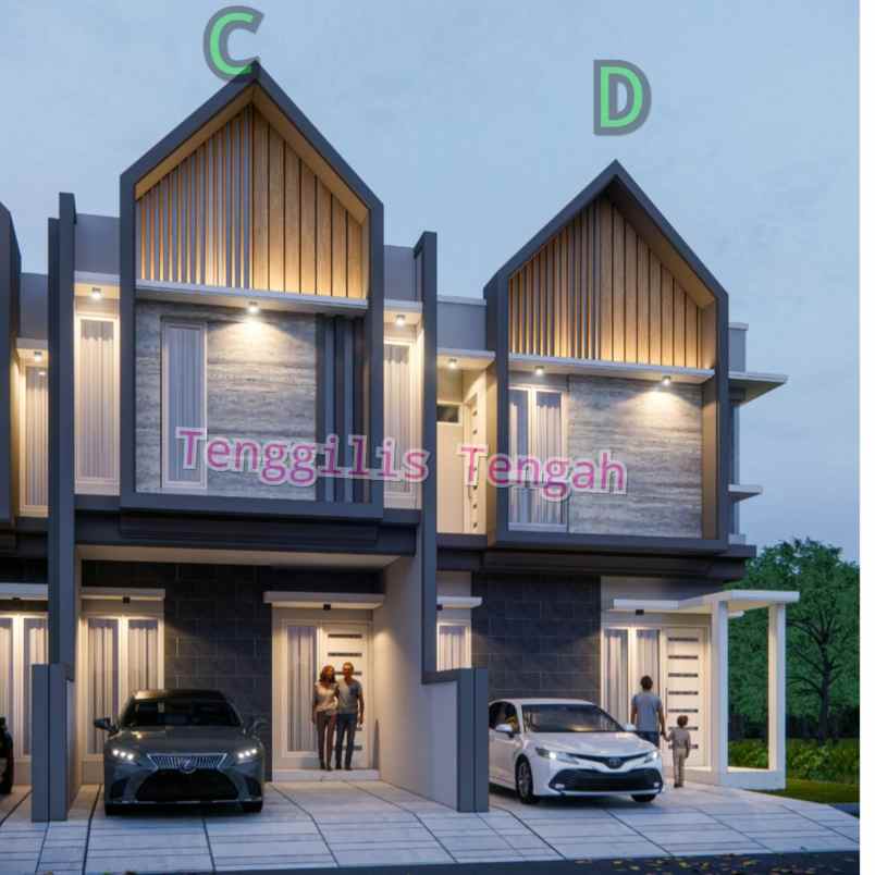 dijual rumah tenggilis tengah