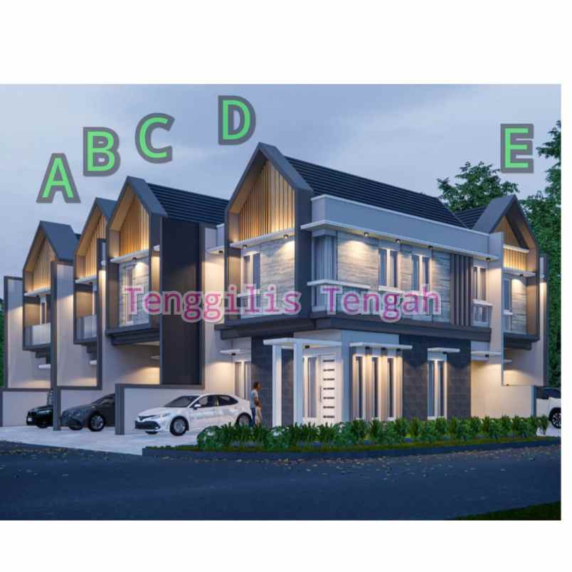 dijual rumah tenggilis tengah
