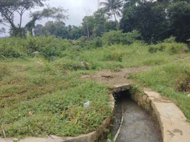 dijual tanah akses jl mobil air mengalir subur