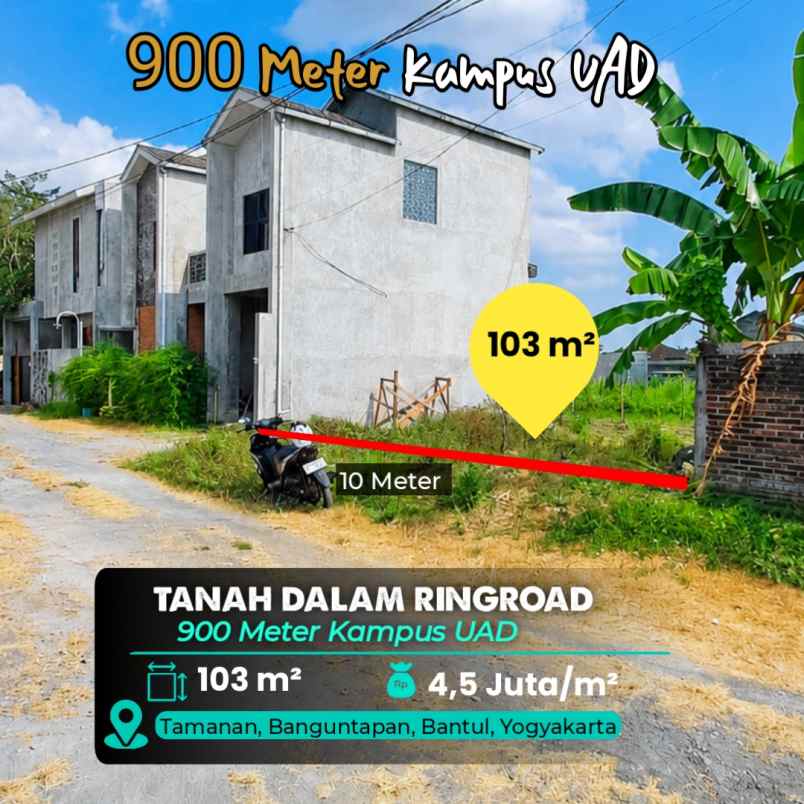 dijual tanah banguntapan