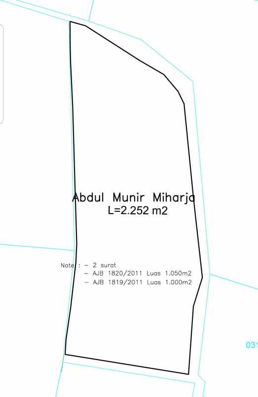 dijual tanah dijual tanah di kp pintu