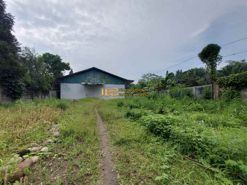 dijual tanah gudang klambir lima kebon hamparan perak